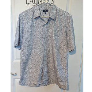 Men's George Floral Button-Down Shirt - Size Medium 💙